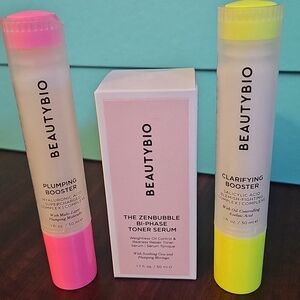 Plumping and Clarifying Booster Set - Pink and Yellow